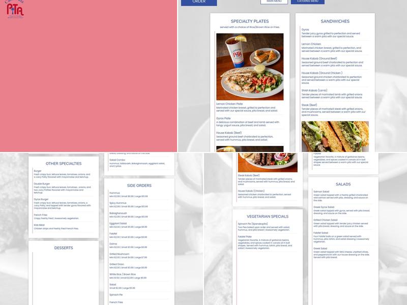 California Pita & Grill Beverly Hills Menu