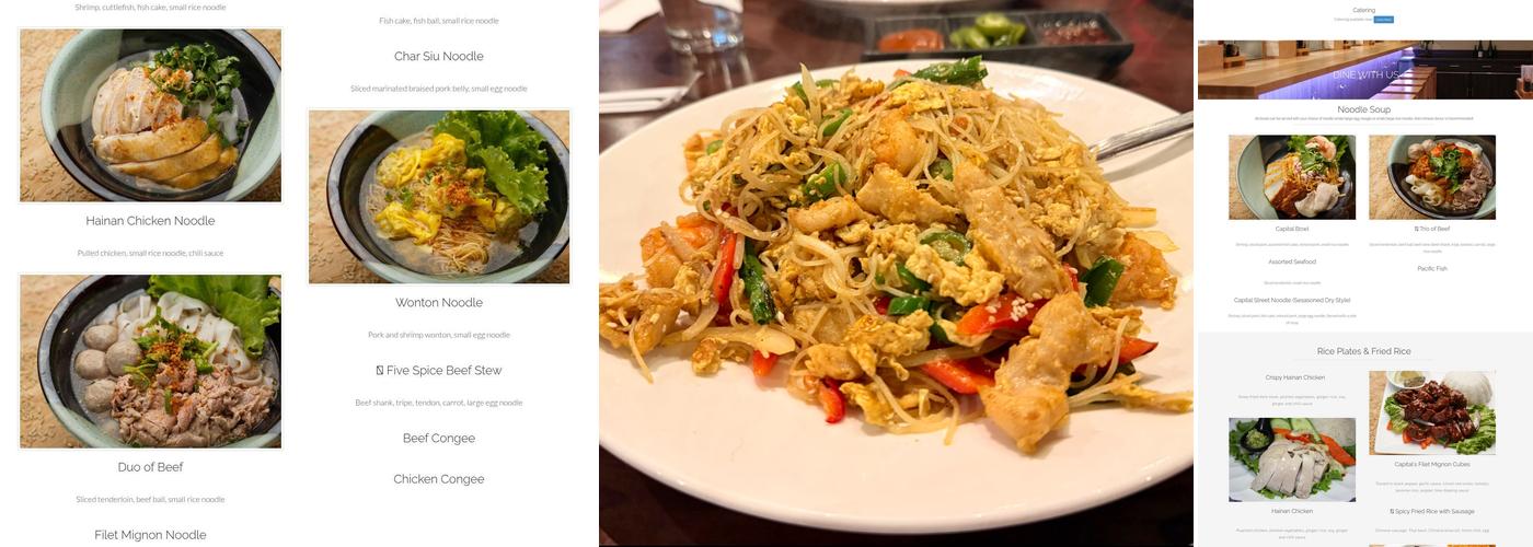 Capital Noodle Bar | Costa Mesa Menu