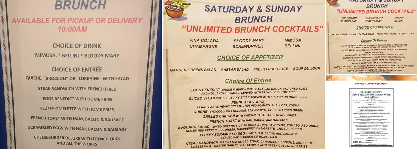 Cappuccino Cafe Menu