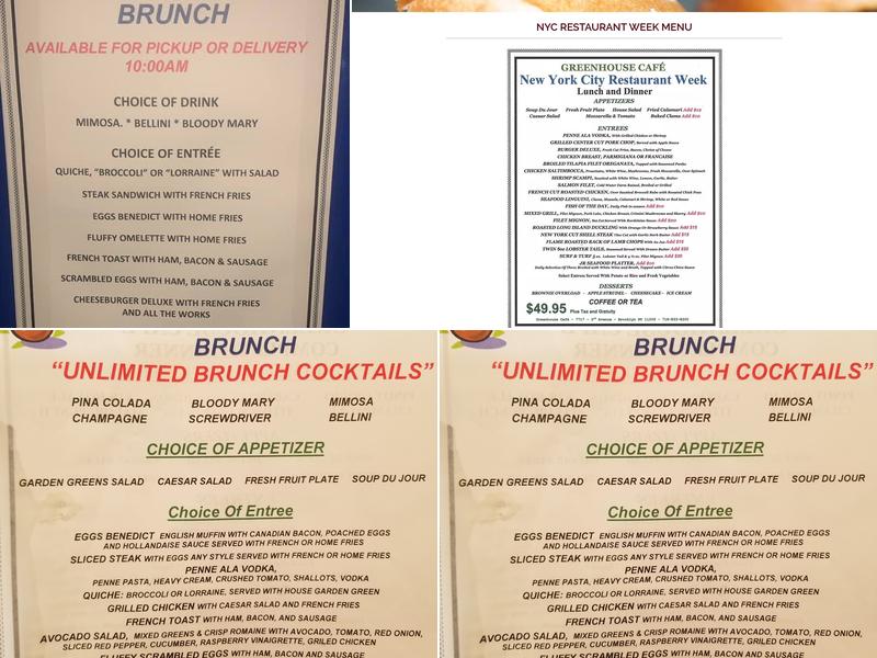 Cappuccino Cafe Menu