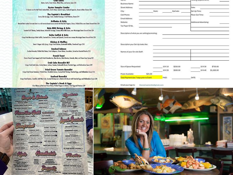 Captain Al's Steak & Seafood Menu