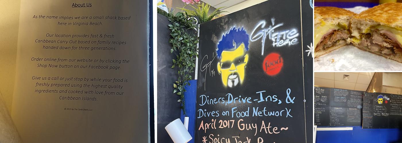 Carib Shack - Caribbean Food Virginia Beach Menu