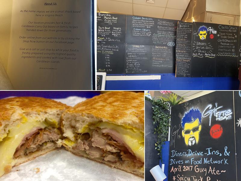Carib Shack - Caribbean Food Virginia Beach Menu