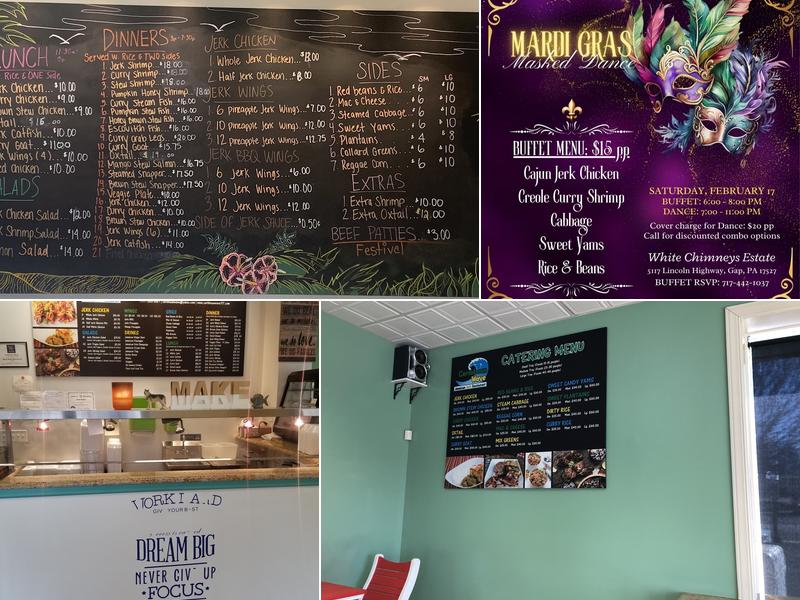 Caribbean Wave Jamaican Jerk Restaurant Menu