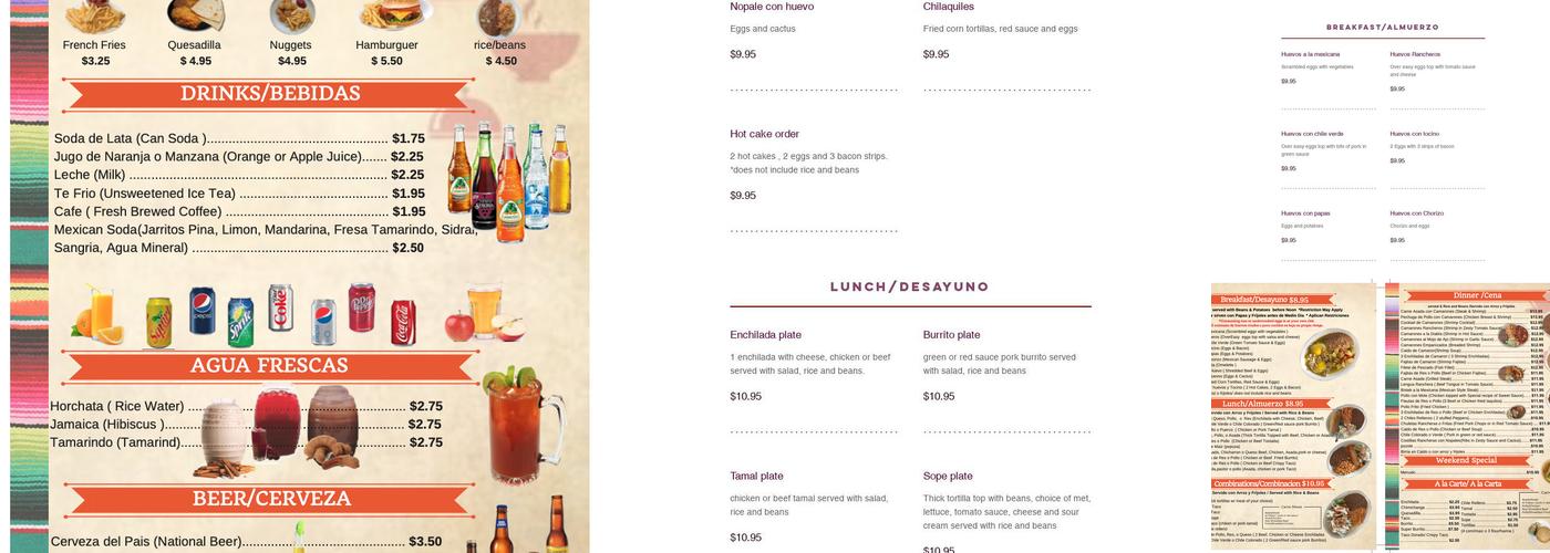 Carlitos II Menu