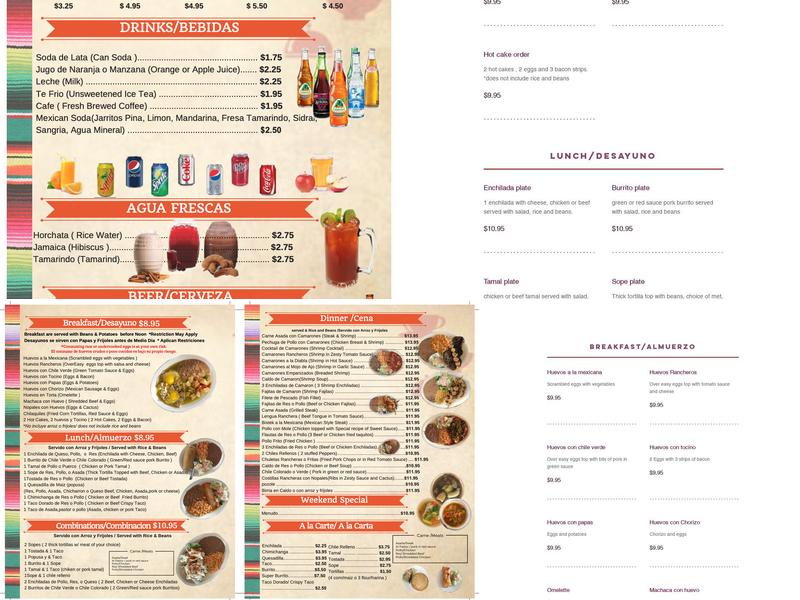 Carlitos II Menu
