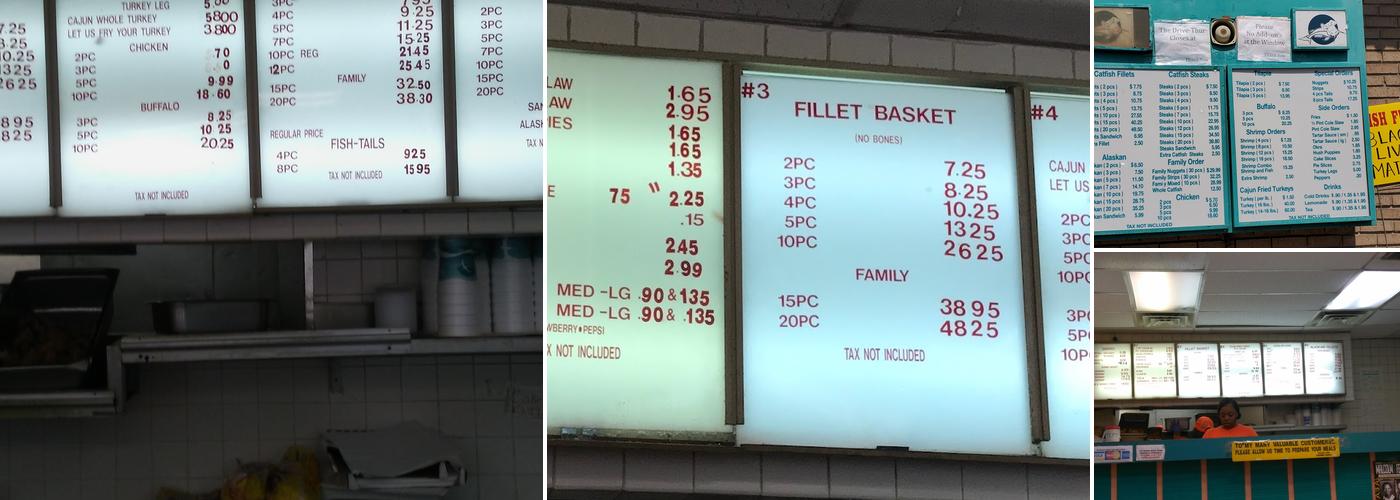 Catfish Floyd's Menu