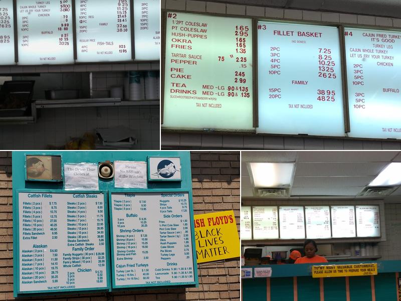 Catfish Floyd's Menu