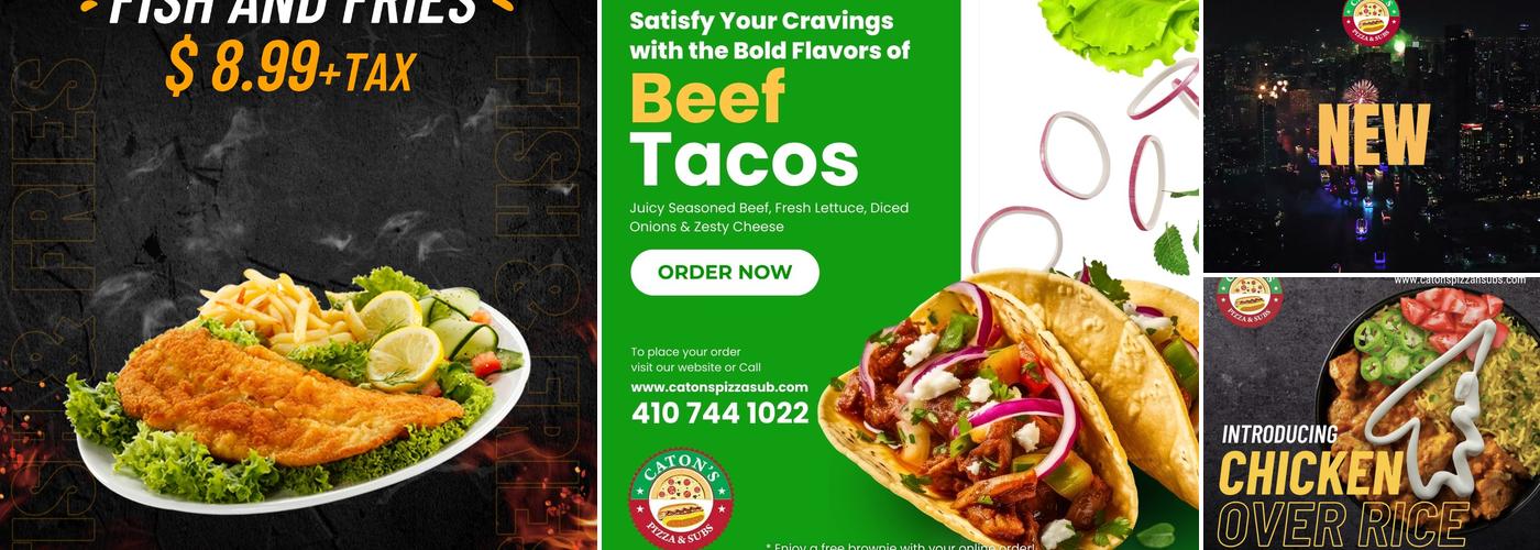 Caton's Pizza & Sub Menu
