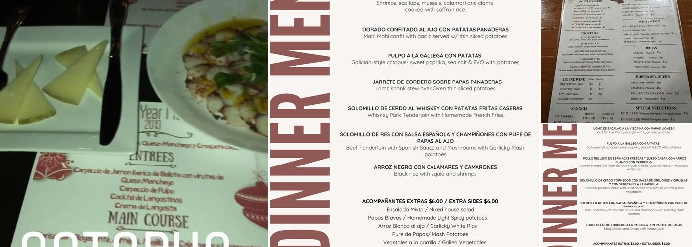 Cava Restaurant Menu