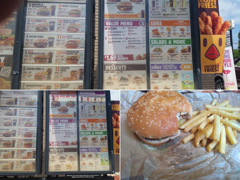 Burger King Menu