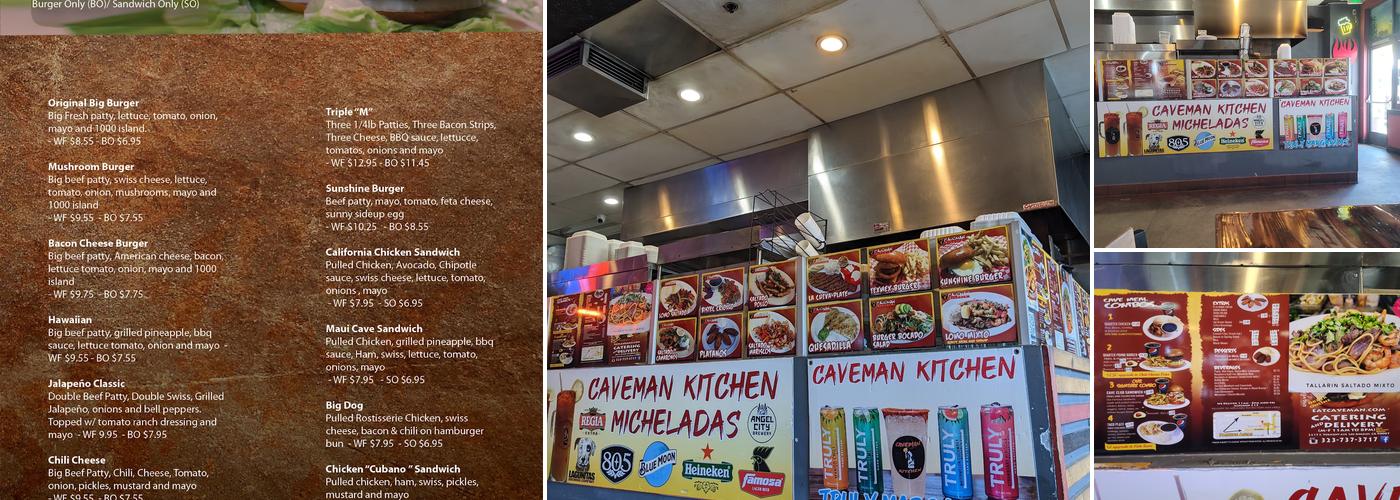Caveman Kitchen Menu