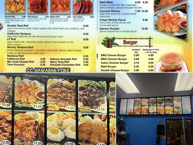 CC Hawaiian BBQ Menu