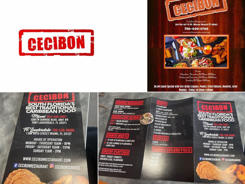 Cecibon Restaurant Menu