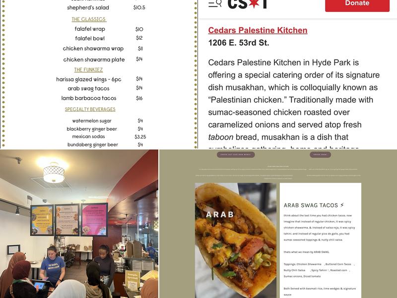 Cedars Mediterranean Kitchen Menu