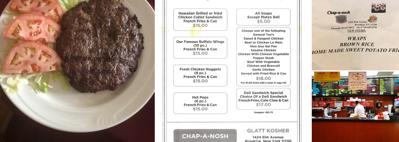 Chap A Nosh Menu