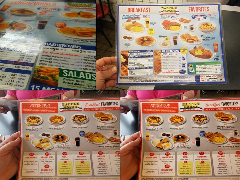 Waffle House Menu