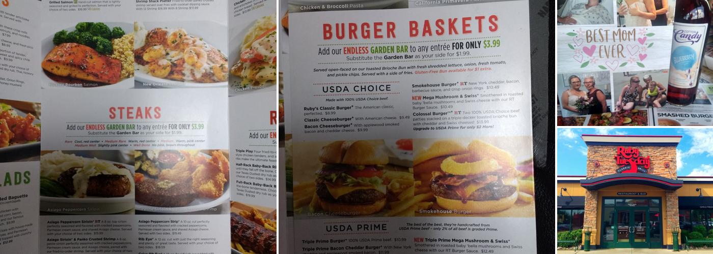 Ruby Tuesday Menu