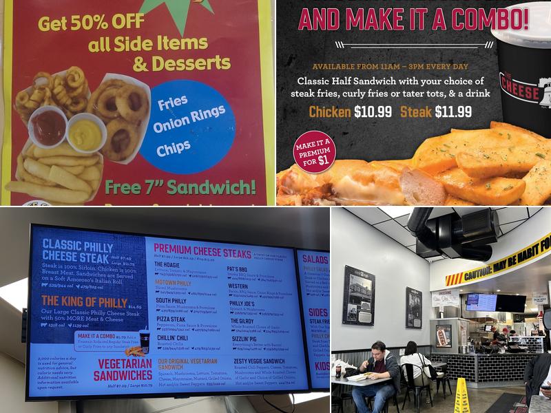 the cheesesteak shop Menu