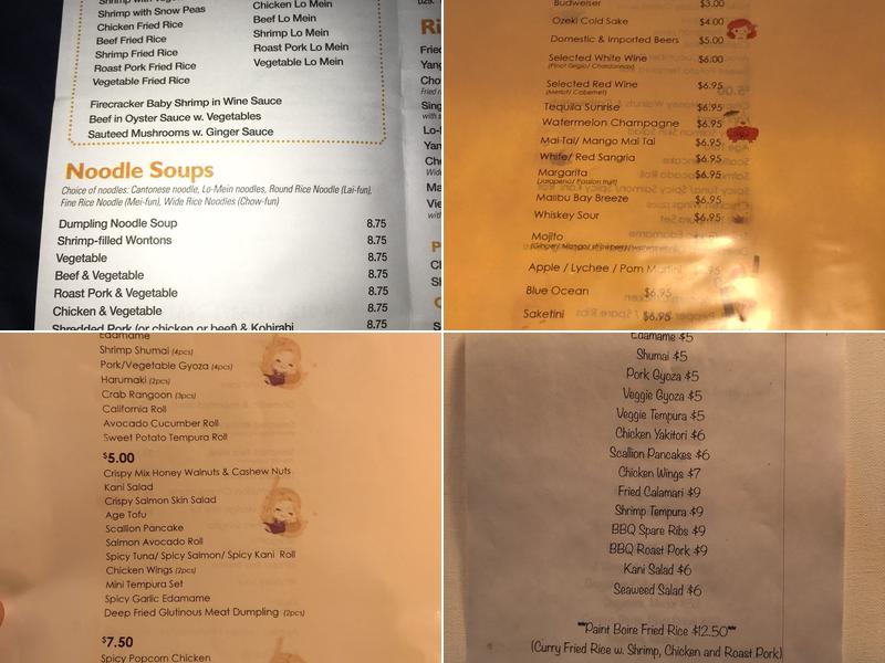 Chef 28 Menu