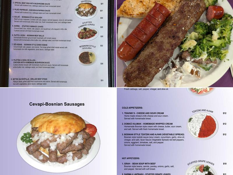 Chef Alisah's Restaurant Menu