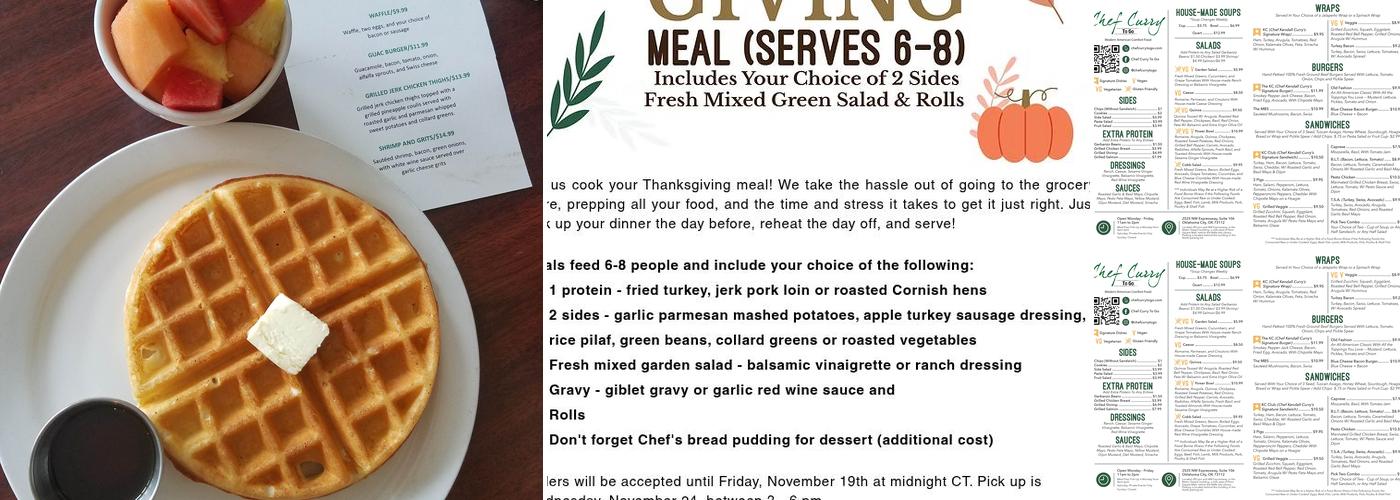 Chef Curry To Go Menu