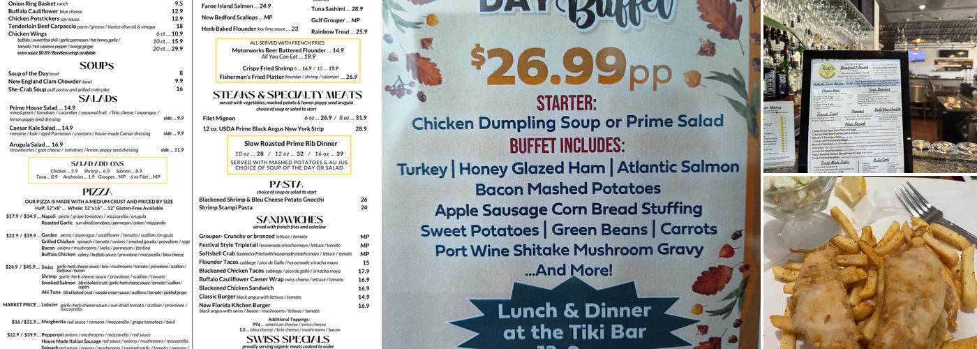 Chef Rolf's New Florida Kitchen Menu