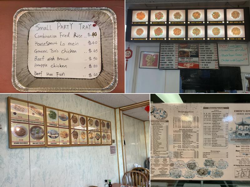 Chen's Kitchen Restaurant Menu