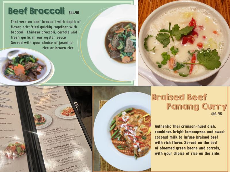 Sukho Thai Extraordinaire Menu