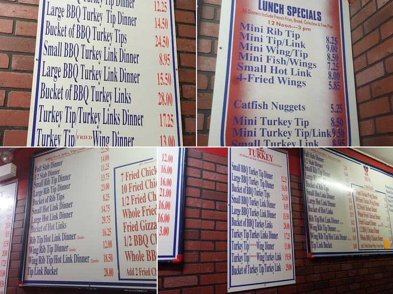 Chicago Pit Stop BBQ Menu
