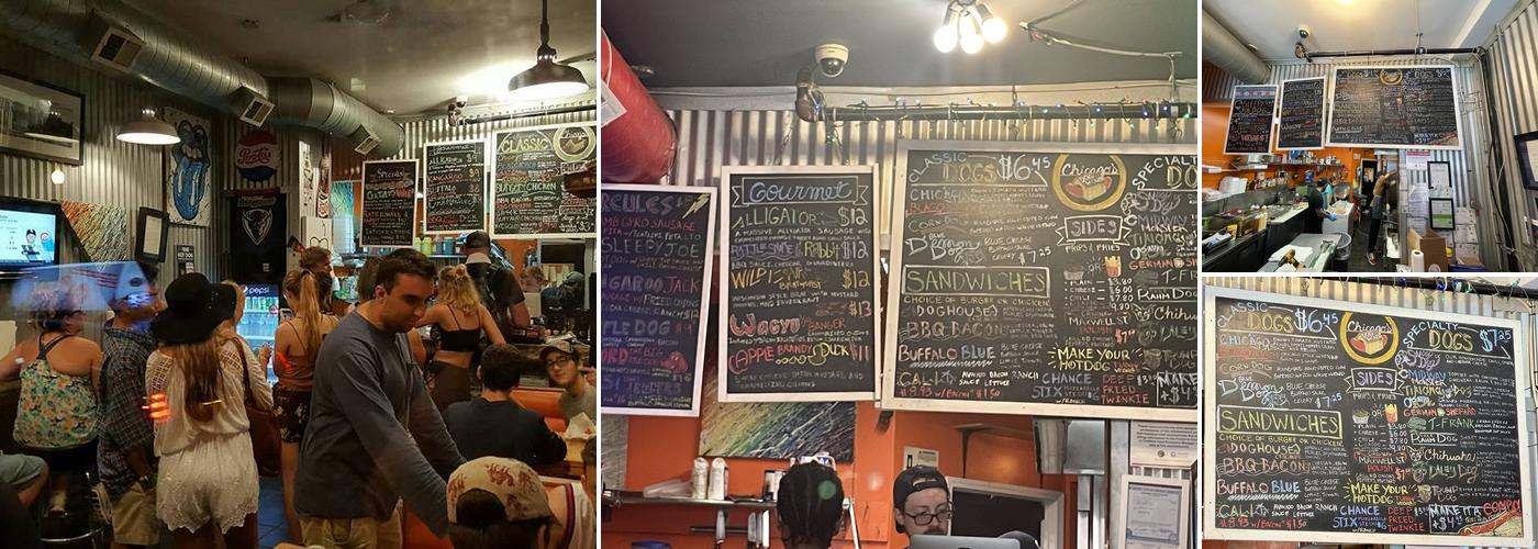 Chicago's Dog House Menu