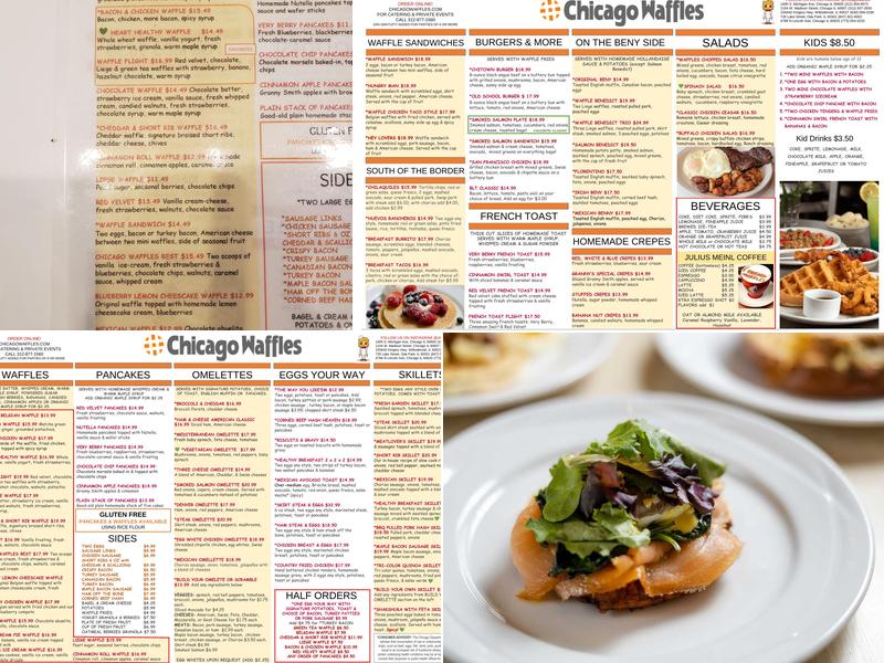 Chicago Waffles Menu