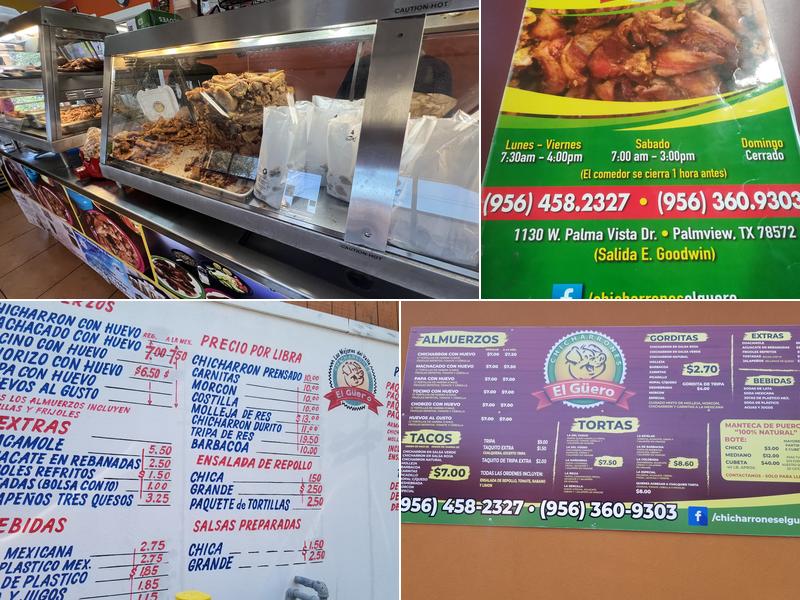 Chicharrones El Güero Menu
