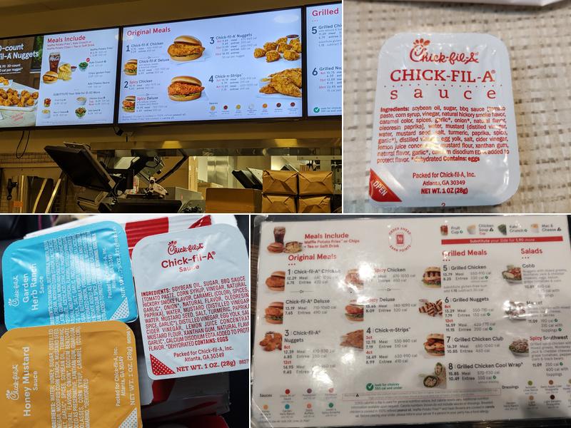 Chick-fil-A Menu