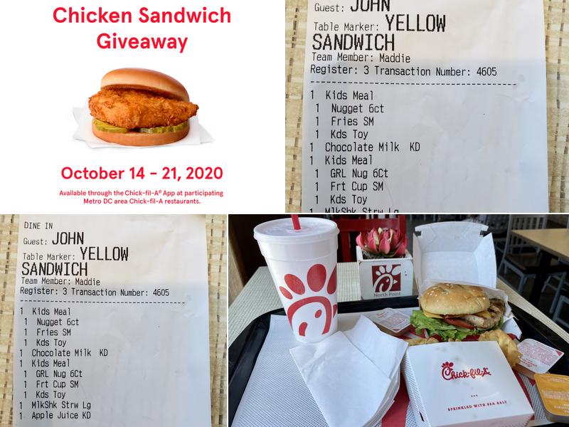 Chick-fil-A Menu