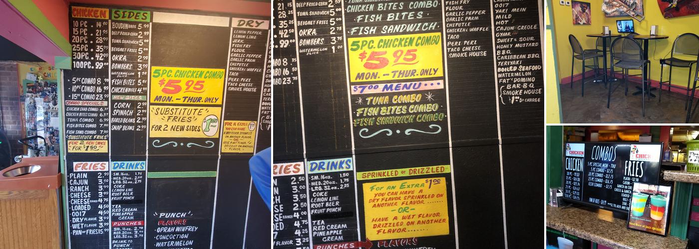 Chicken & Watermelon Menu