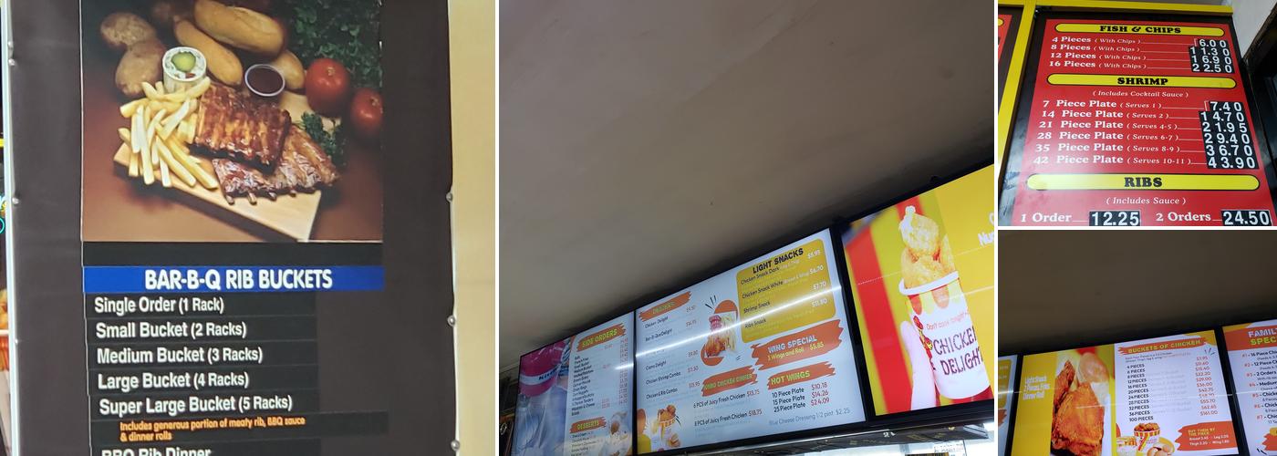 Chicken Delight Menu