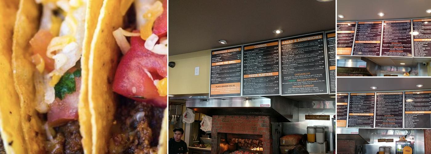 Chicken Fiesta Downtown Menu