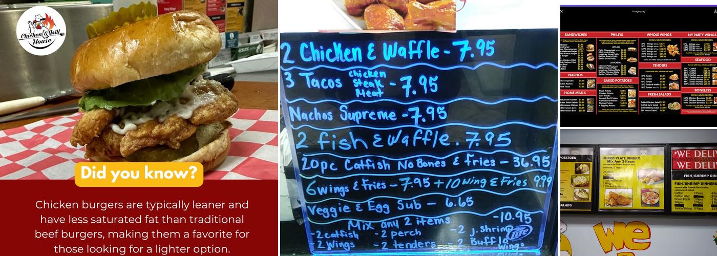 Chicken & Grill House Menu