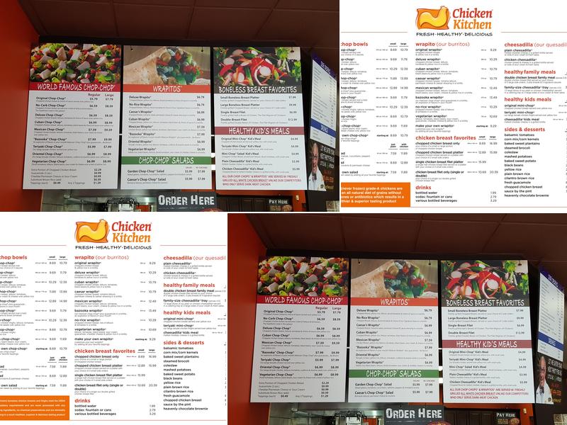 Chicken Kitchen Menu