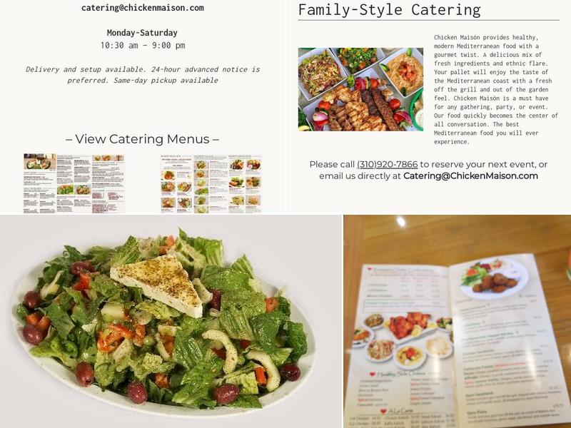 Chicken Maisón Menu
