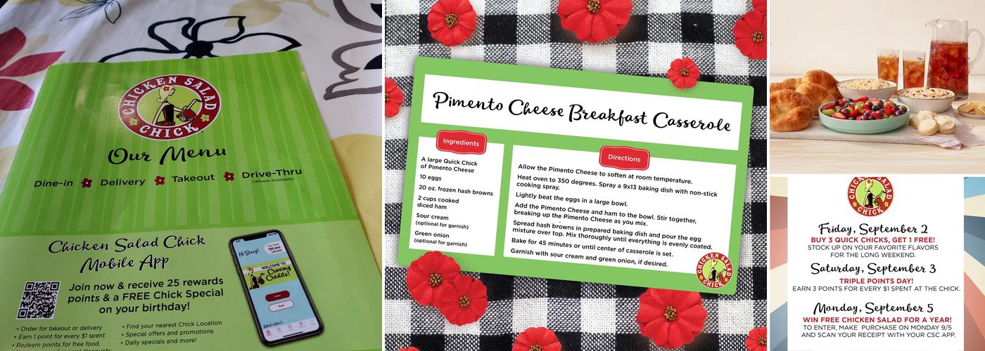 Chicken Salad Chick Menu