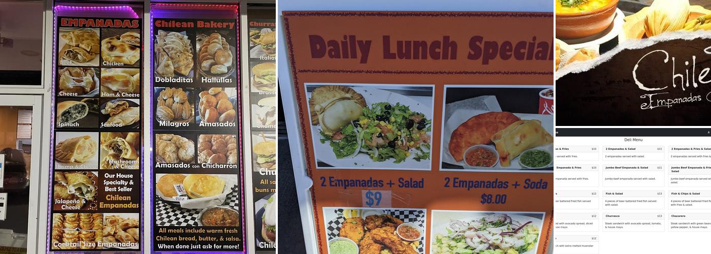 Chilenazo Menu
