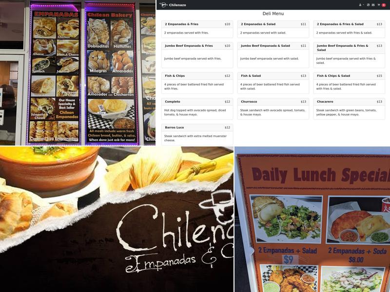 Chilenazo Menu
