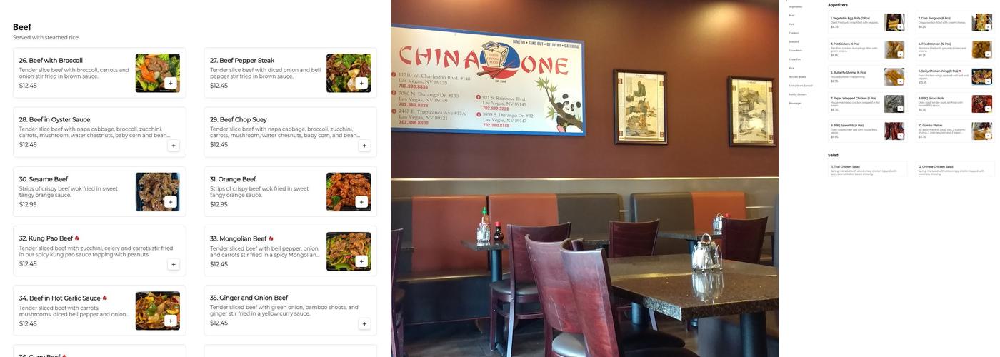 China One - N Durango Menu