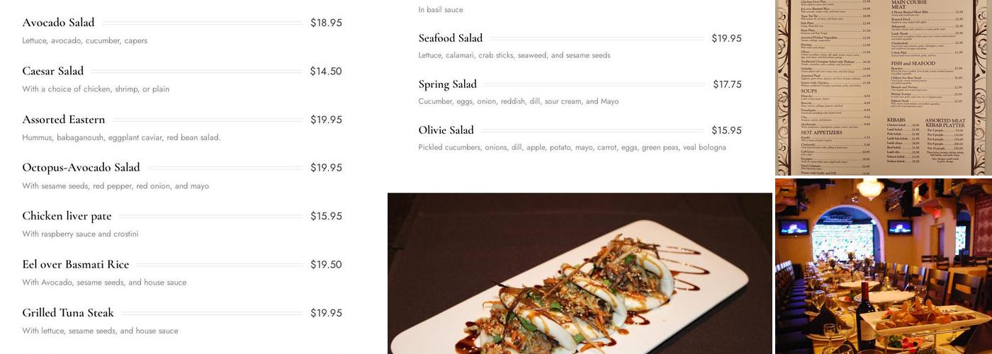 Chinar On The Island Menu