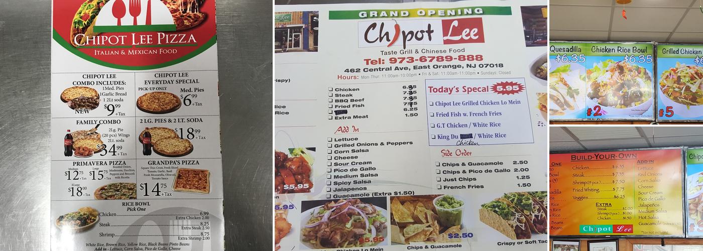 Chipot Lee Menu