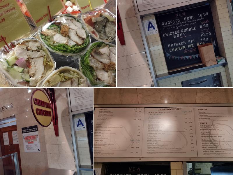 Chirping Chicken Menu