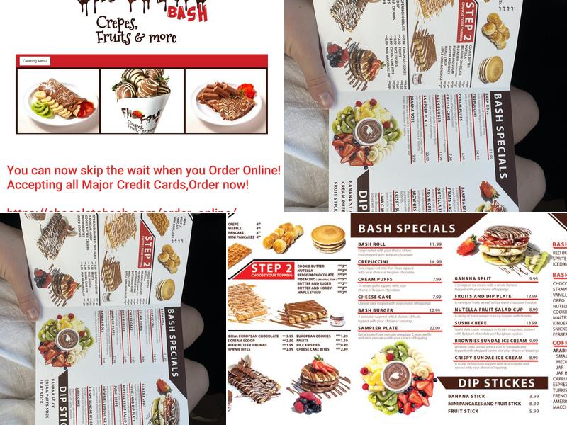 Chocolate Bash Menu