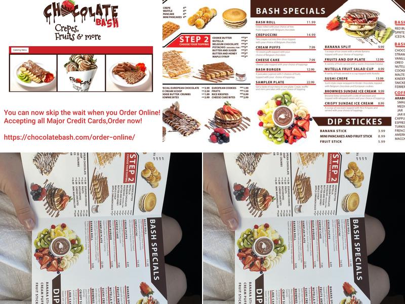 Chocolate Bash Menu